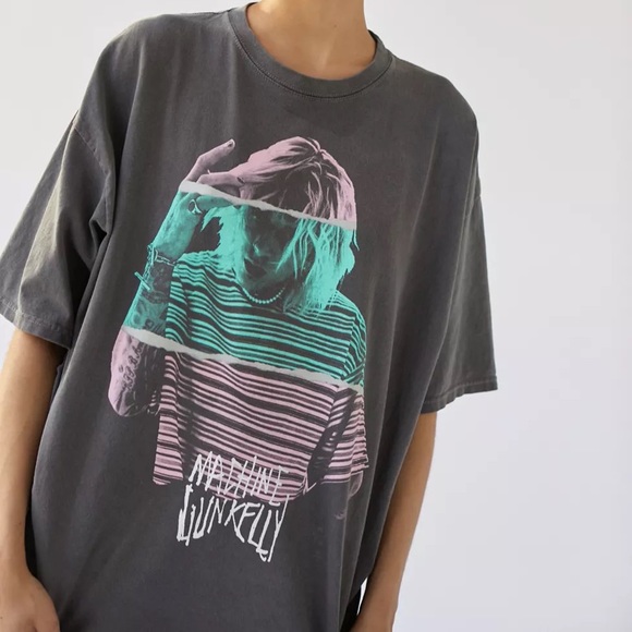 NWT Urban Outfitters MGK Machine Gun Kelly Oversize Tee Shirt / Dress S/M Z526-0 - Picture 3 of 4